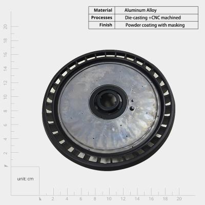 China Lightweight Aluminum Alloy Die Casting Heatsink Customized Lighting Components  OEM ODM for sale