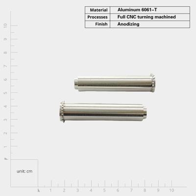 China Engraved Logo and Matte Finish CNC Machining for Non-Standard Metal Shaft Shaped Parts for sale