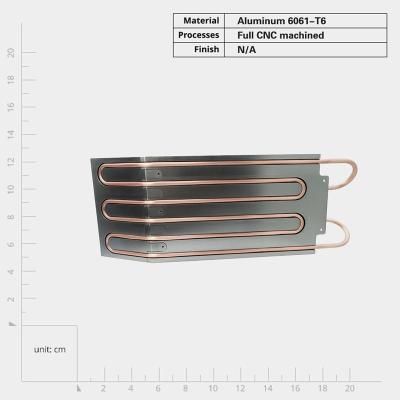 Κίνα Conduction Heat Dissipation Cold Plate Liquid Sink Heat Exchanger with High Flow Rate προς πώληση