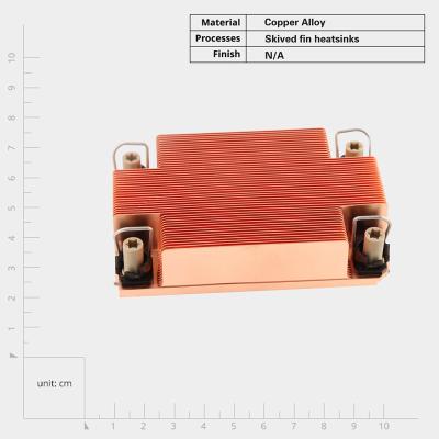 China Professional Copper Skiving Fins Heat Sinks Supplier Aluminum Extrusion Profiles for sale