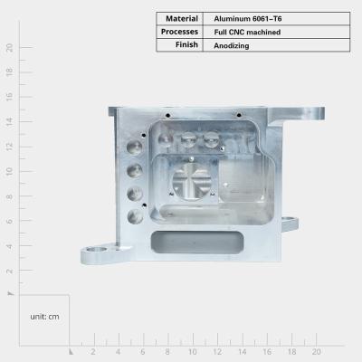 China Milling Machining Anodizing Cnc Machined Parts Polishing Aluminum 5 Axis Machining for sale