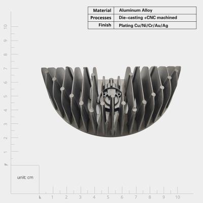 China Corrosion Resistant Die Cast Heat Sink / Cast Aluminum Heat Sink for sale