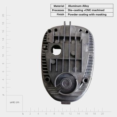 China Custom aluminum high precision auto parts pressure die casting LED heat sink auto part for sale