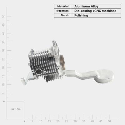 China High quality Aluminum Alloy Die Casting Car Parts New Auto Steering Die Casting Sheet Metal Parts for sale