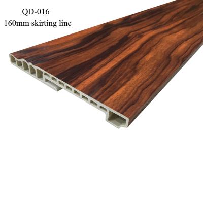 China Artistic Ceilings Building Material WPC Wall Panel 160mm Inner Waterproof Edging Line for sale