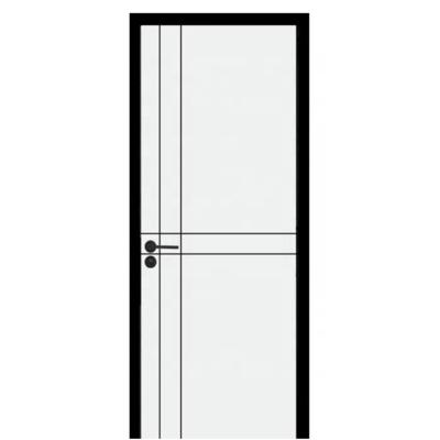 China Classy Design Interior Door PVC Laminated Or Flush Door Panel WPC UV Painted Door for sale