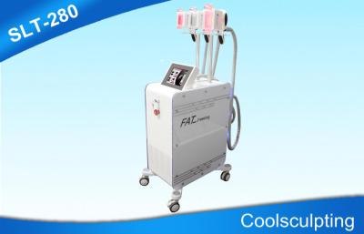 China Three Handpieces Cryolipolysis Slimming Machine / Coolsculpting Fat Freezing Equipment for sale