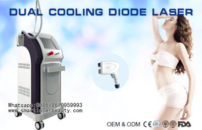 China Unique 810nm Diode Laser Hair Removal Machine For Dark / White Hair Removing for sale