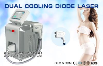 China Permanent 808nm Diode Laser Hair Removal Machine / Cooling YAG Laser Hair Removal for sale