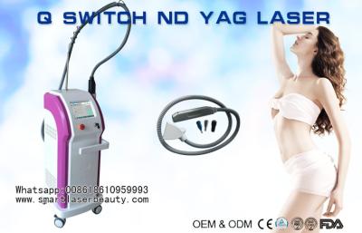 China Leistungsfähige Nd YAG Laser-Tätowierungs-Abbau-Maschine für/Sommersprosse-Abbau/Muttermal-Abbau zu verkaufen