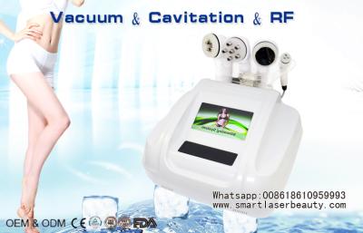 Chine Le rf nettoient à l'aspirateur amincir la machine pour la réduction de cellulites/mini dispositif ultrasonique de cavitation à vendre