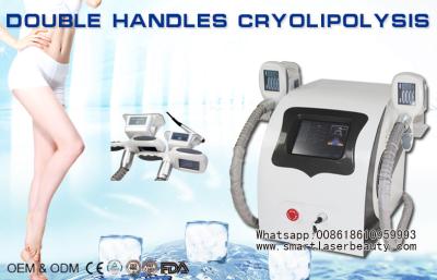 Chine Cryolipolysis portatif amincissant la machine avec des poignées de double fonctionnant simultanément à vendre