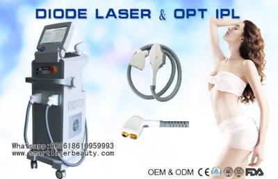 China 2 in 1 Laser-Haar-Abbau-Maschine der Dioden-810nm/OPT SHR IPL-Haar-Abbau-Ausrüstung zu verkaufen