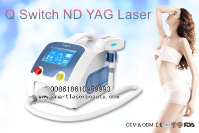 China Q comutou a máquina da remoção da tatuagem do laser do ND YAG, laser 1320nm para a casca do carbono à venda