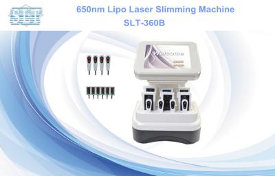 China Máquina portátil do emagrecimento do laser de Lipo do diodo 650nm para a remoção da gordura do braço/pé à venda