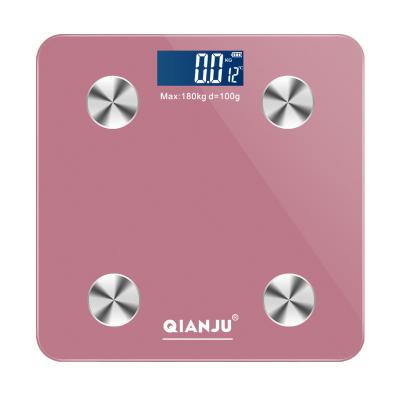 China WITH COVER Smart Digital Body Fat Scale Body With OKOK APP 180kg 396lb Body Fat Analyzer Scale for sale