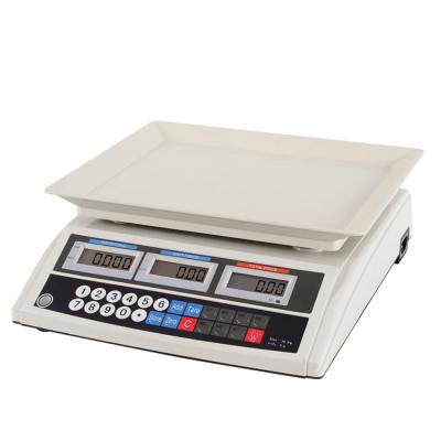 China Calculate Digital Electronic Price Scale ACS-40Kg Price Scale Table Weight and Top Calculation Scale for sale