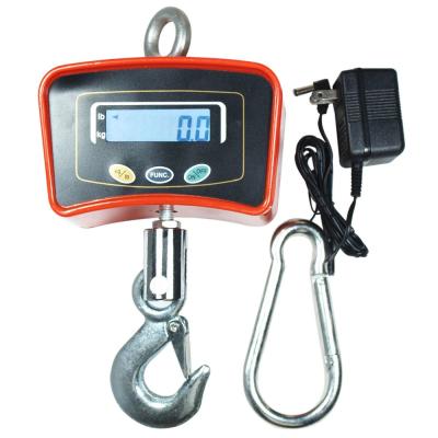 China Weight Function 500kg 1000kg Digital Crane Scale Electronic Factory Weighing Large Scale Weight Function LED Display Carbon Steel 0.5KG~2KG NC; ZHE for sale