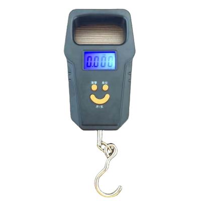 China Bathroom Hanging Weighing Black Luggage Baby Scale 50KG Digital LCD Electronic Portable Weighing Scale for sale