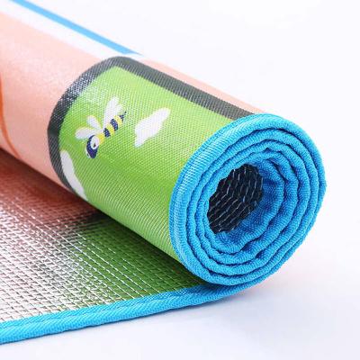 China Mat Baby Play Folding Rolling Educational Toy EPE Foam Mat Baby Crawling Mat for sale