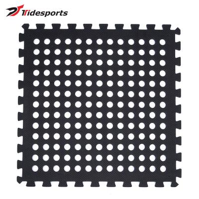 China Anti-fatigue 60*60 Holes EVA Foam Mats Outdoor Camping Tent Safety EVA Interlocking Floor Mat With Holes for sale