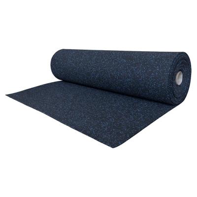 China Wholesale Fitness Center Anti-Slip Durable Garage Gym Floor Roll Rubber Mat For Fitness Garage Gym Flooring With EPDM Stains for sale