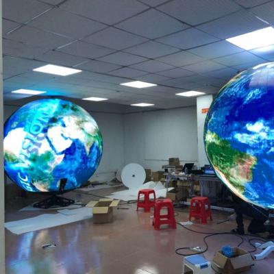 China Advertising& Global Event Display Indoor Led Circular Led Display And Outdoor Sphere Led Screen for sale