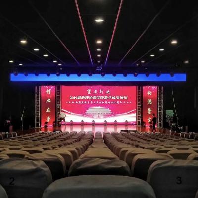 China Video LED Display Stage Backdrop P2.5 No Sound Led Video Wall Church Indoor Led Screen for sale