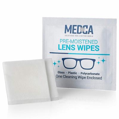 China Anti Fog Cleaning Cloths For Glass Lens Cloths For Glasses Pre-moistened Glass Cleaning Cloths for sale