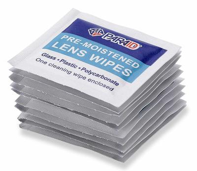 China Lens Cleaning Wipes Pre-moistened Non-scratching Non-streaking Anti-fog Wipes for sale