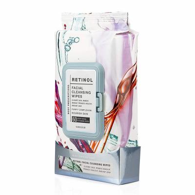 China Eco-Friendly Skin Cleaning Wipes Gentle And Effective Makeup Remover Wipes for sale