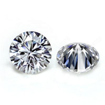 China Jewelry 6mm Brilliant Play or Color Fire Color VVS Moissanite E-F Synthetic Diamond for sale