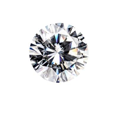 China 6.5mm GH color play or fire color moissanite diamond for sale