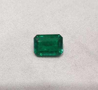 China Fire Brilliant 3*18mm Emerald Cut Lab Colombia Emerald color or green color set, in stock for sale