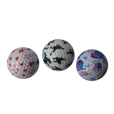 China Good Quality Training Practice Golf Ball 2 Pieces White Golf Balls And Range Golf Balls Standard for sale