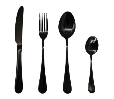 China Sustainable Stainless Steel 16pcs or 24pcs Cutlery Set Kitchen Utensils Grill Tableware Fork Spoon Tee Spoon and Knife Travel Set for sale