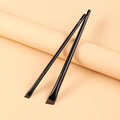 China Angular Blush Super Slim Black Eyeliner Brush Angled Makeup Brush for sale