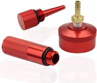 China Extended Run Fuel Tank Cap & Rise Oil Change Funnel & Magnetic Oil Dipstick Fit For Honda EU2000I YP133 for sale