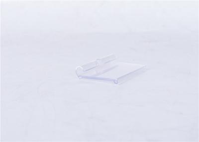 China Extruded Transparent Plastic Profiles , Moisture Proof Supermarket Shelf Talker for sale