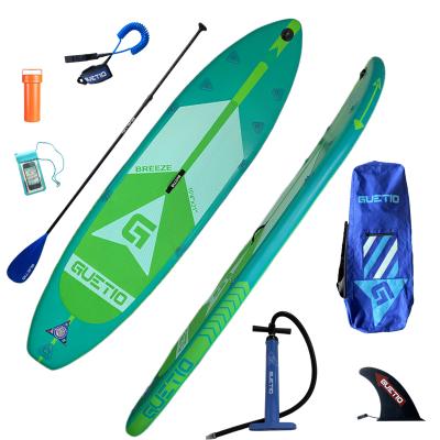 China GUETIO Watersports Water Sport SUP Board Stand Up SUP Inflatable Board Surfboard Paddleboard Standup Paddle Board for sale