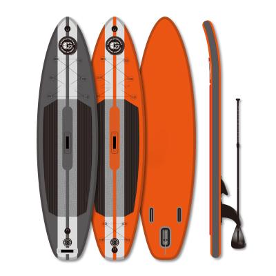 China GUETIO Watersports Profession Inflatable Water Sport Carbon Fiber Racing SUP Paddle Board for sale