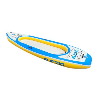 China Outdoor Watersports Area Fold Water Sports Drafting Fishing Boating Kayak High Quality Single 305cm Inflatable Canoe With Kayak Seat for sale