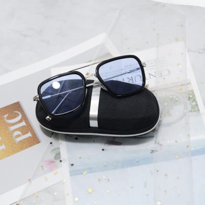 China Custom Logo Universal New Compression Glasses Case Waterproof Custom Sunglasses Shape Zipper Packaging Box Glass Case for sale