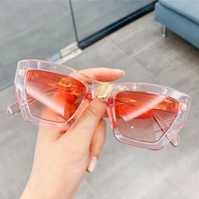 China Designer Sunglasses Sun Glasses Simplicity Women Men Cat Eye Sunglasses Custom Polygonal Cat Eye For Uv400 for sale