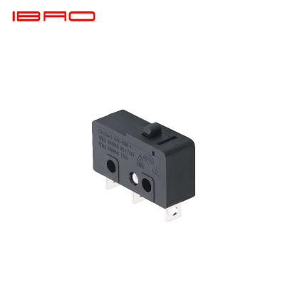 China PA Micro Action Spdt Switch Limit Switch CE IBAO CNIBAO MAC Series Electrical Miniature Snap 10A 125/250VAC 25T125 5E4 Μ -25~125°C for sale