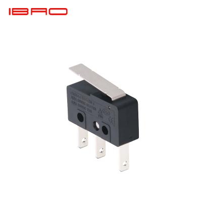 China Micro PA IBAO CNIBAO MAC Series Electrical Miniature Snap Action Spdt Switches With 3pin Lever for sale