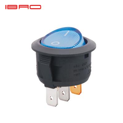 China PA IBAO CNIBAO RCA Series Round Rocker Switch With Light for sale