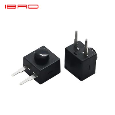 China PA IBAO Push Button SWITCH Flashlight Switch 1A 250VAC/30VDC 1E4 PS Series 10000 Cycles IEC61058 250VAC NC; ZHE Rohs for sale