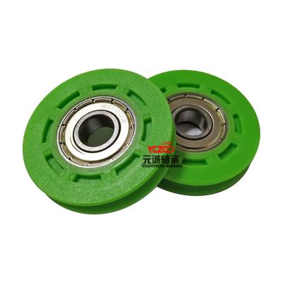 China Hotels Injection Pulley Plastic Sliding Roller For Heavy Sliding Door for sale