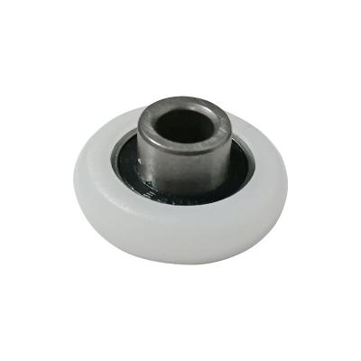 China Low Friction Diameter 24mm Shower Door Sliding Accessories With Inner Bearing for sale